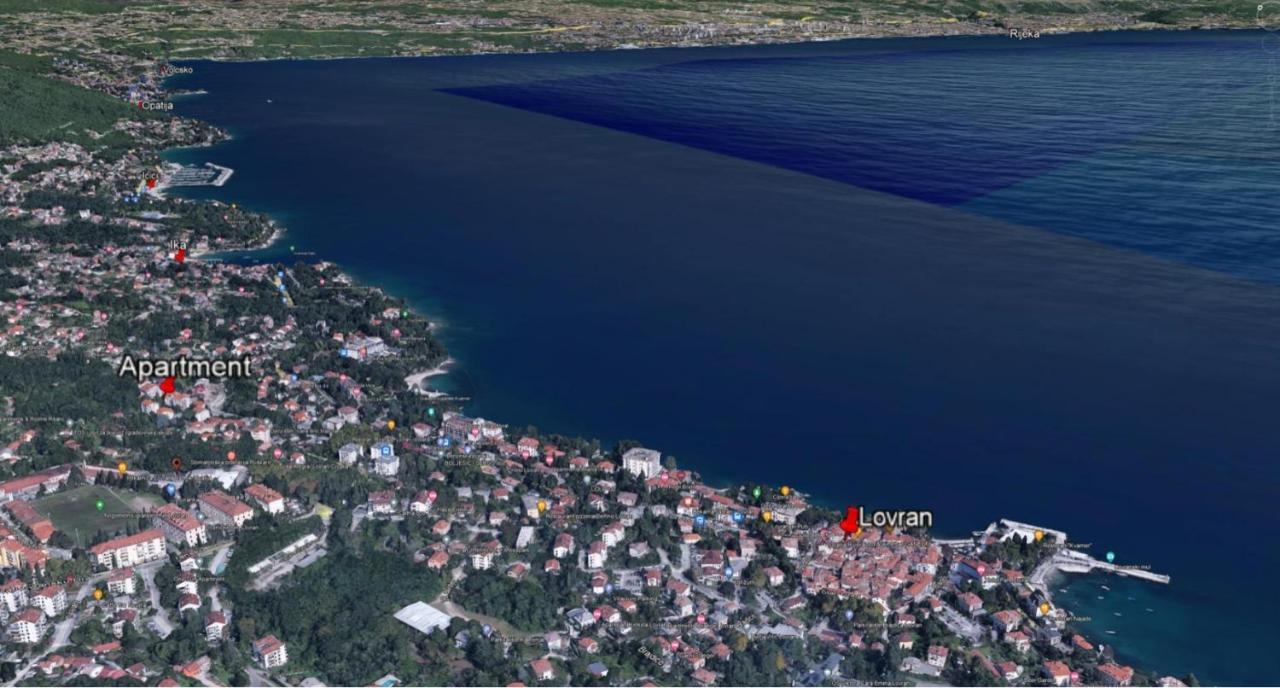 Apartment With Direct Sea View, Free Parking And Close To Beaches And Promenade Lovran Exteriér fotografie