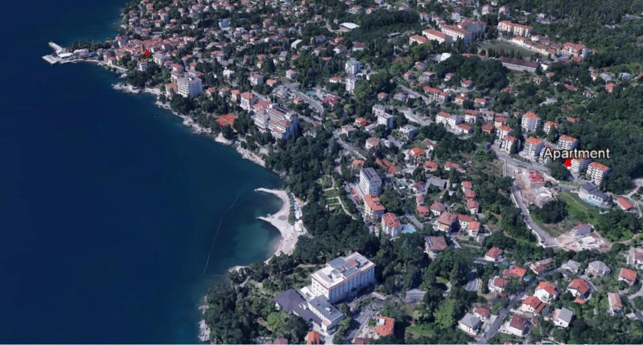 Apartment With Direct Sea View, Free Parking And Close To Beaches And Promenade Lovran Exteriér fotografie