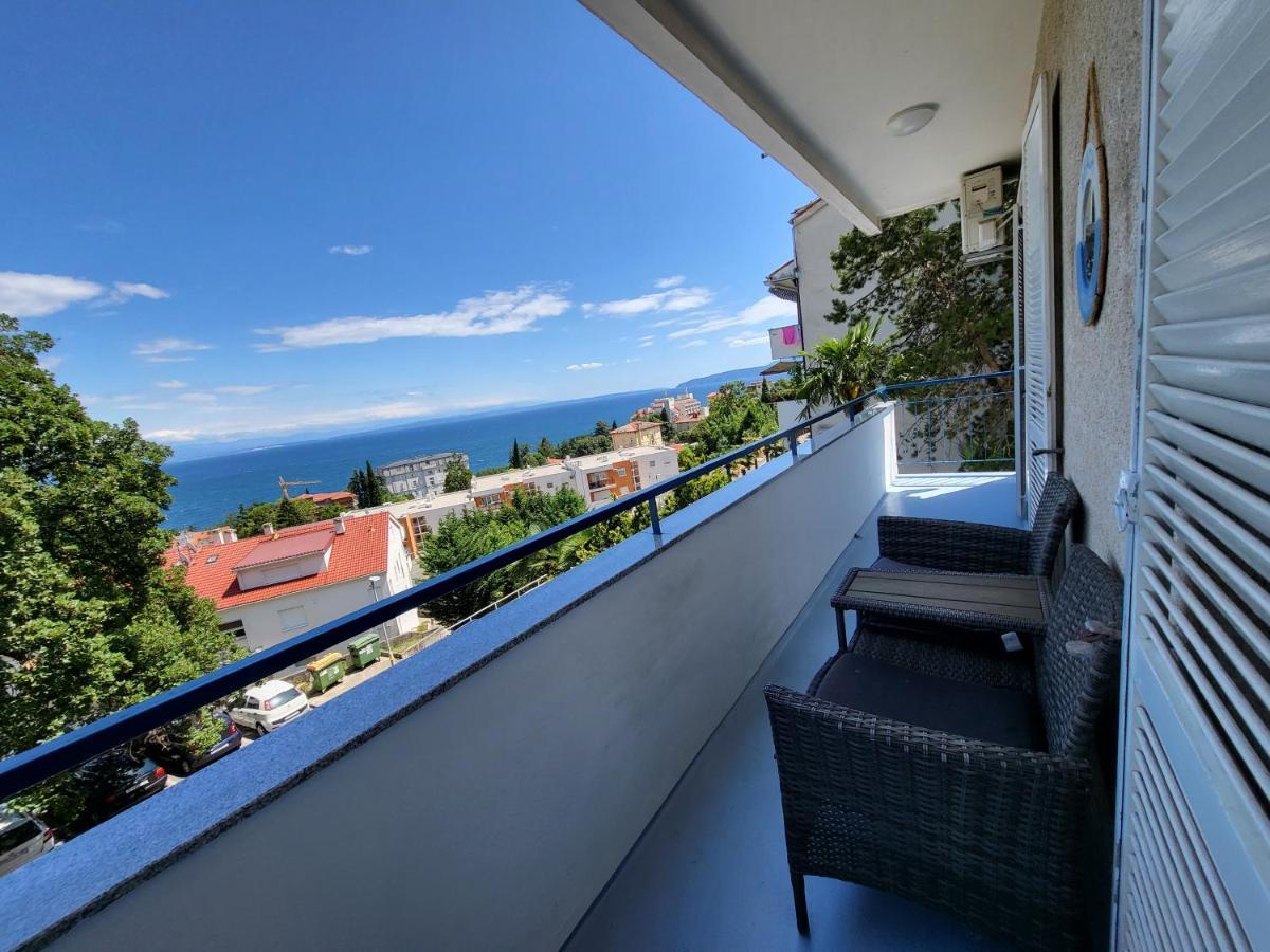 Apartment With Direct Sea View, Free Parking And Close To Beaches And Promenade Lovran Exteriér fotografie